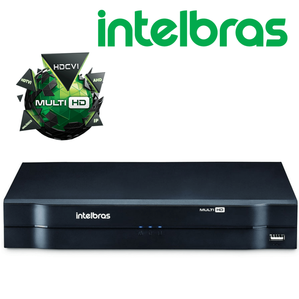 Dvr Gravador Digital de Imagem 8 Canais Intelbras- MHDX 1108