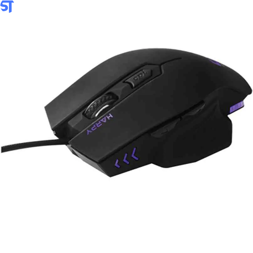 Mouse Gamer Usb Harpy 3200 DPI Led C3 Tech Mg-100bk Preto