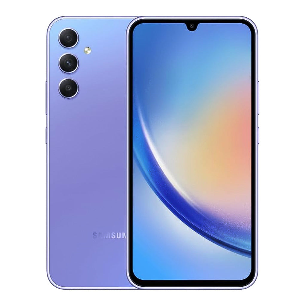 Smartphone Samsung Galaxy A34 256GB Violeta 5G Octa-Core 8GB RAM 6,6" Câm Tripla + Selfie 8MP Dual Chip, Violeta