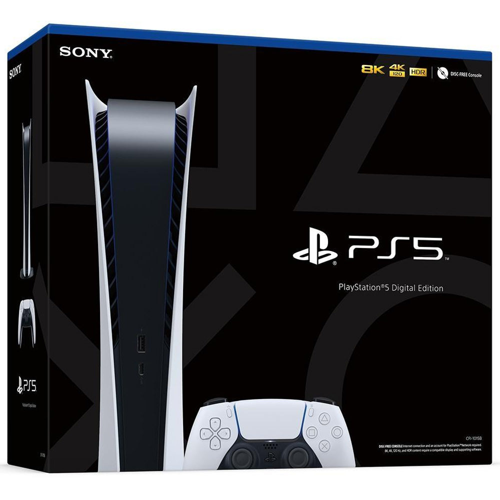 Console Playstation 5 Sony, SSD 825GB, Controle Sem Fio DualSense, Edição Digital, Branco - 1214B