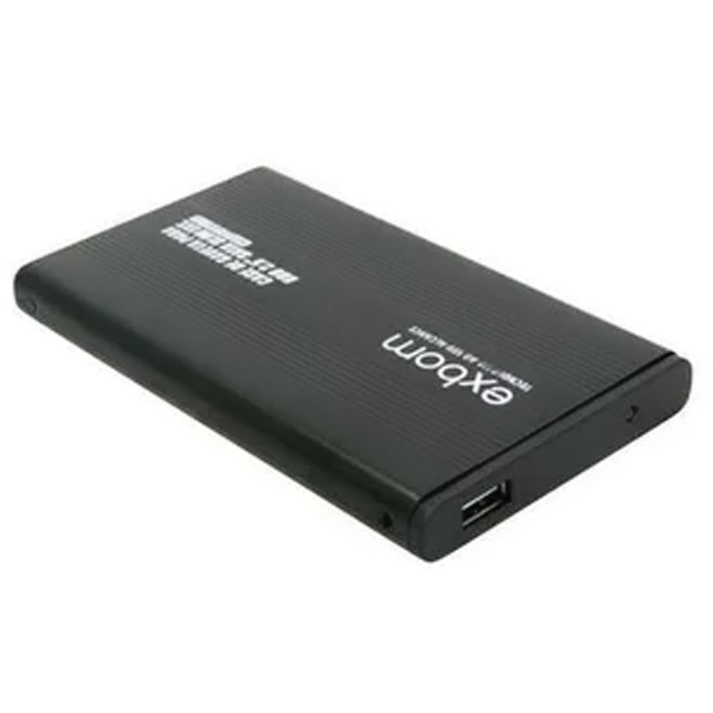 Case de Gaveta Usb 2.0 para Hd 2.5" Sata Slim Externo Blister Exbom CGHD-10