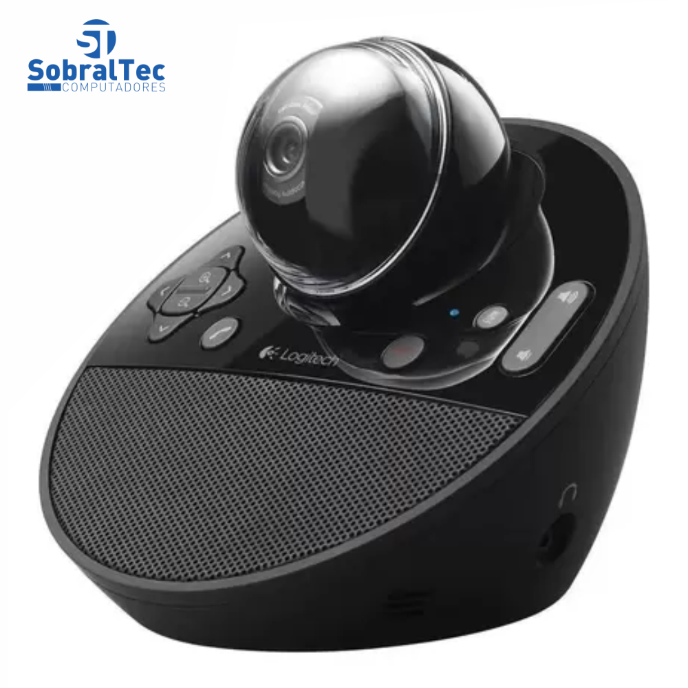 Webcam Logitech Para Videoconferência Full Hd 1080p Usb Bcc950