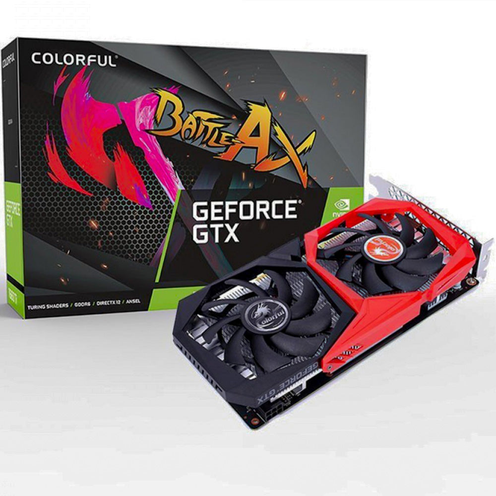 Placa de Vídeo Colorful GeForce GTX 1050 TI 4GB Battle-AX 128 Bits