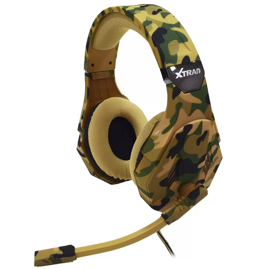 Fone Gamer Headset Camuflado Xtrad LC821