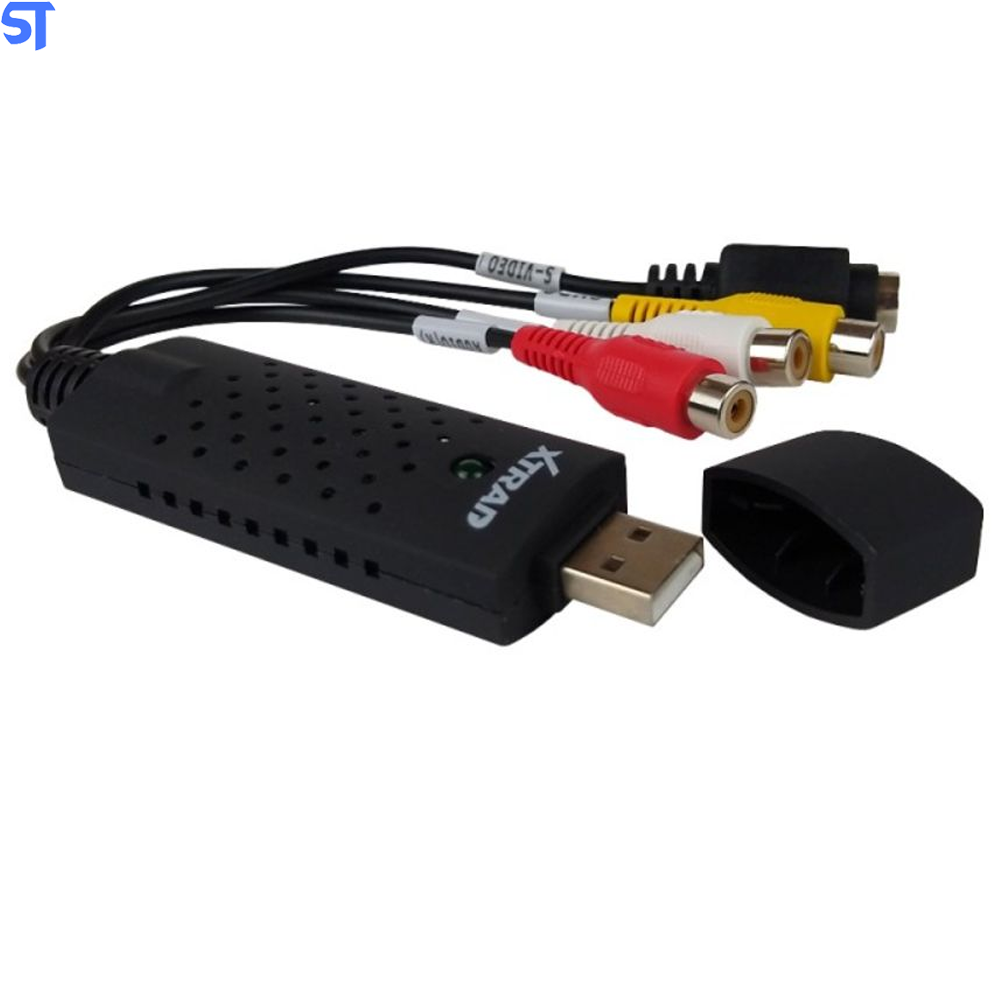 Placa De Captura Para Video Dvr Rca/S-Video Para Usb Xtrad Xt-1256