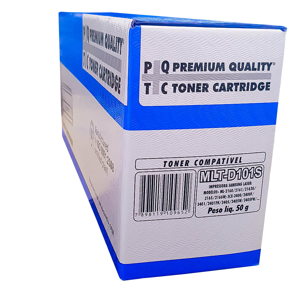 Toner Samsung Compatível MLT-D101S /ML-2165 ML-2165W SCX-3400F SCX-3405W