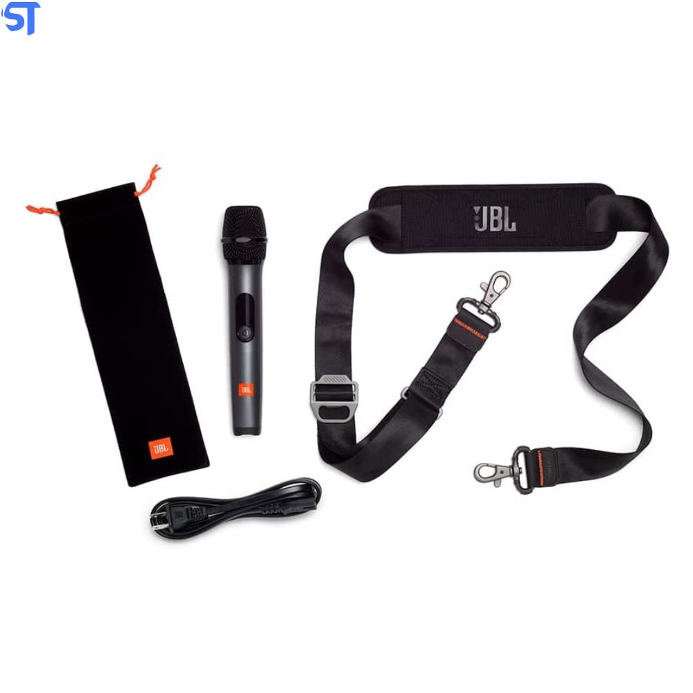 Caixa de Som Portátil Bluetooth JBL PartyBox On-The-Go, Com Microfone Sem Fio e Efeitos de Luzes - JBLPARTYBOXGOBBR2