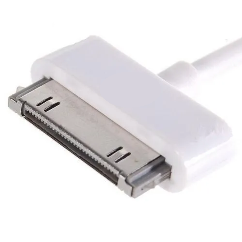 Cabo Iphone Usb Para Dock 30 Pinos Branco 3 Metros Ecooda EC-568-4G