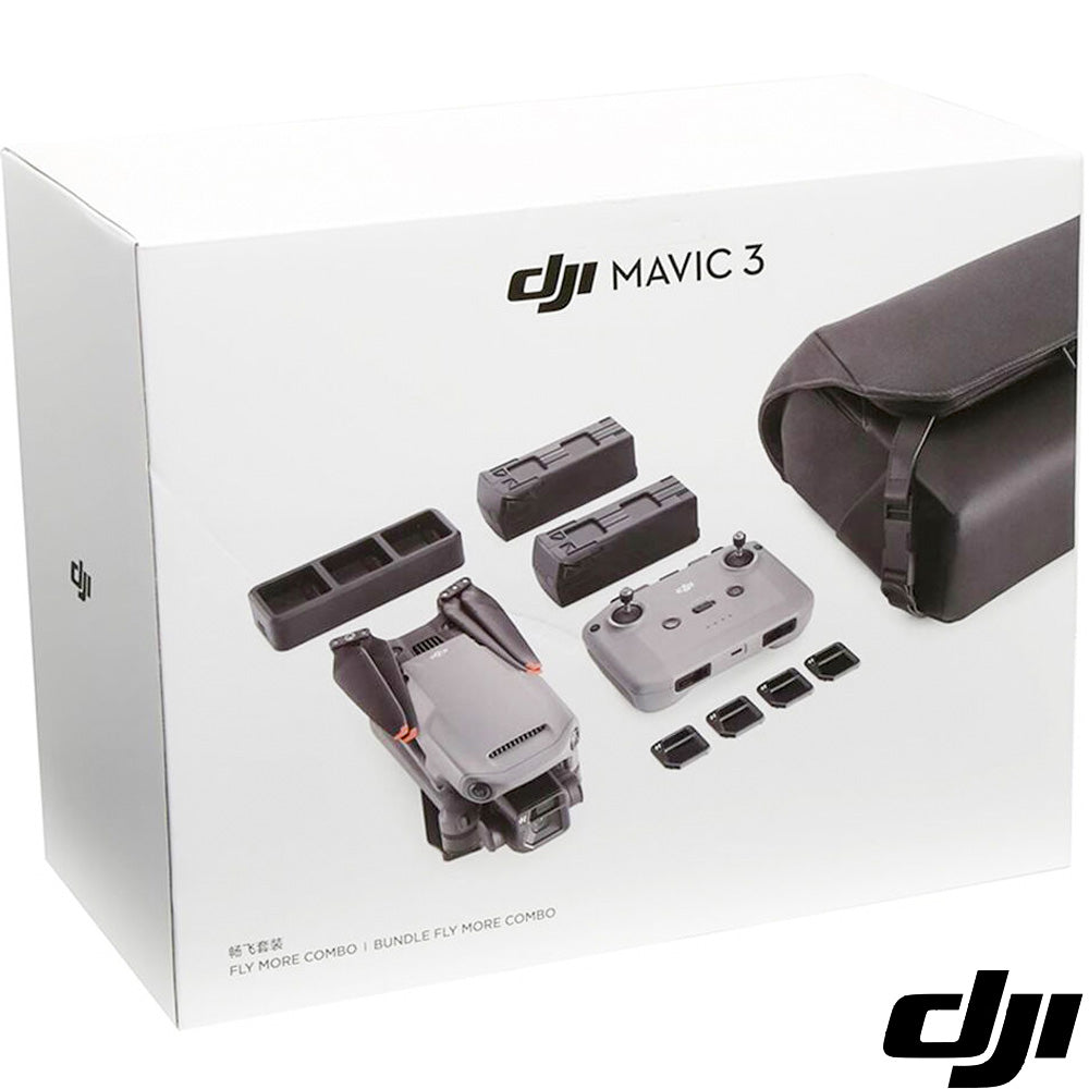Drone DJI Mavic 3 Kit Fly More Com Câmera 5.1k- Combo Com 3 Baterias