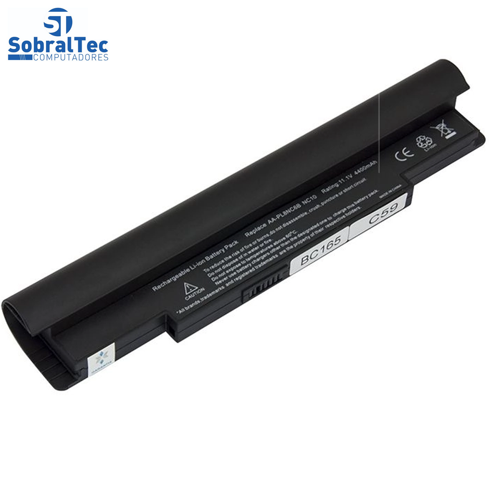 Bateria Notebook Samsung Nc10 Np-Nc10 Nd10 N120 N130 Pb6Nc6W - 6 Cells - Preto - 11.1V