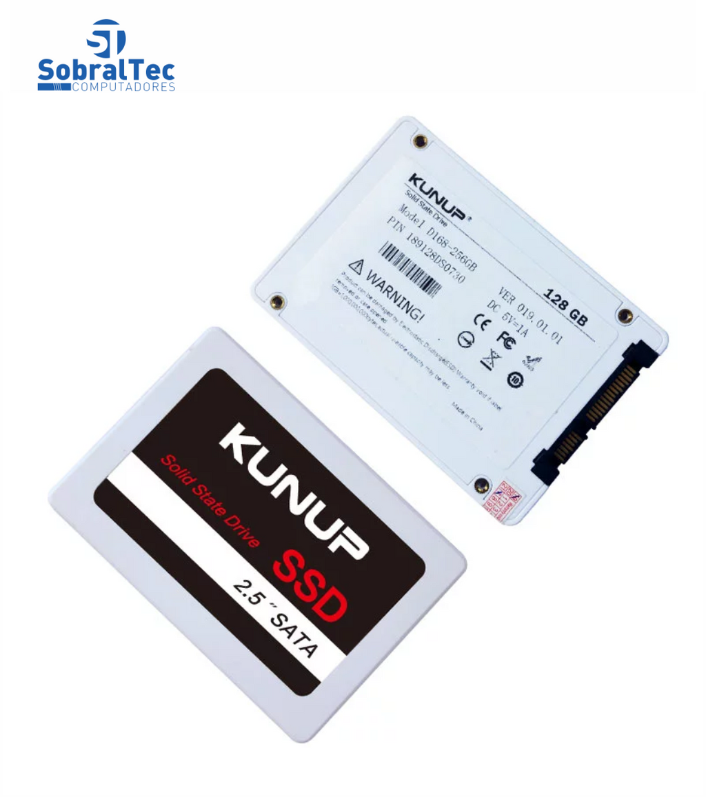 HD SSD Kunup 120Gb 2.5 Sata Leitura 500Mbps Gravação 200Mbps  KP168-120Gb