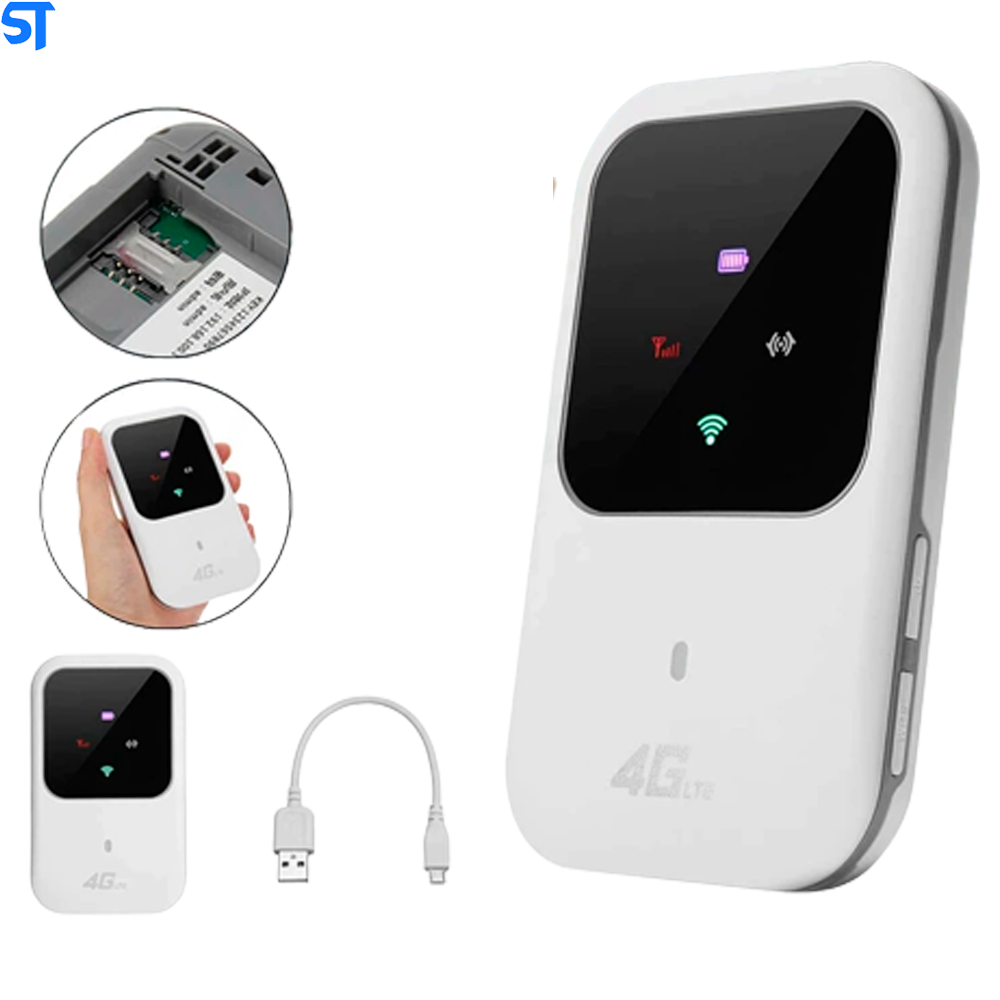 Roteador 4g Lte 2.4g Sem Fio 150mbps Hotspot de Banda Larga