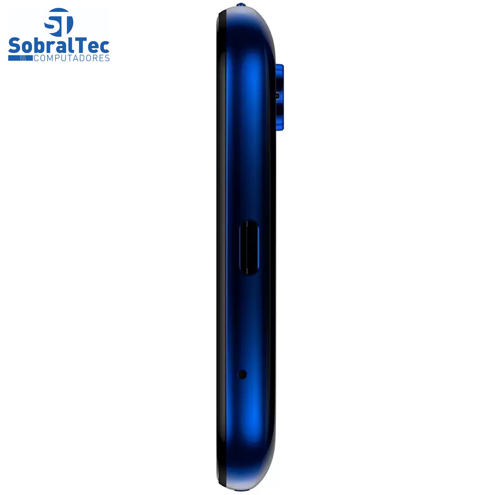 Smartphone Motorola One Fusion 128GB Azul Safira - 4GB RAM Tela 6,5” Câm. Quádrupla + Selfie 8MP