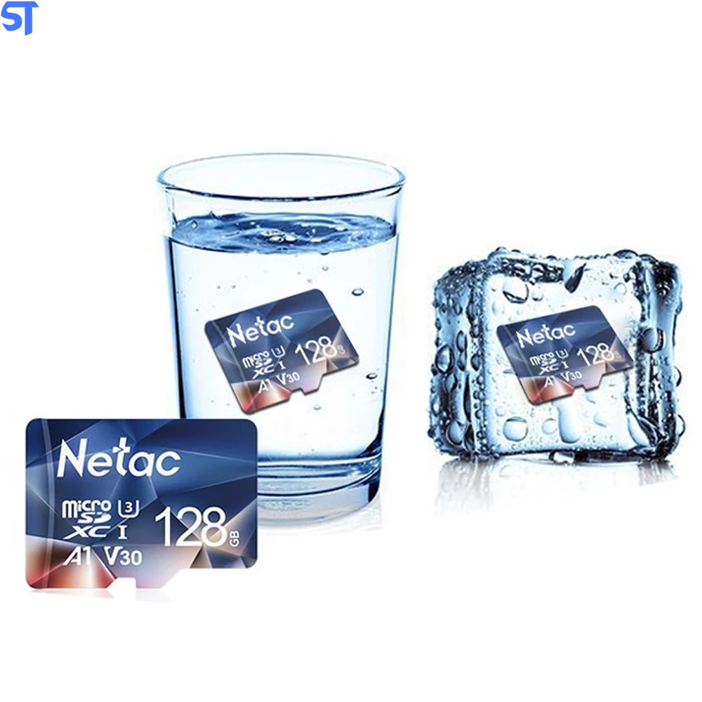 Cartão de Memória de 128GB Com Adaptador 100MB de Leitura - Netac