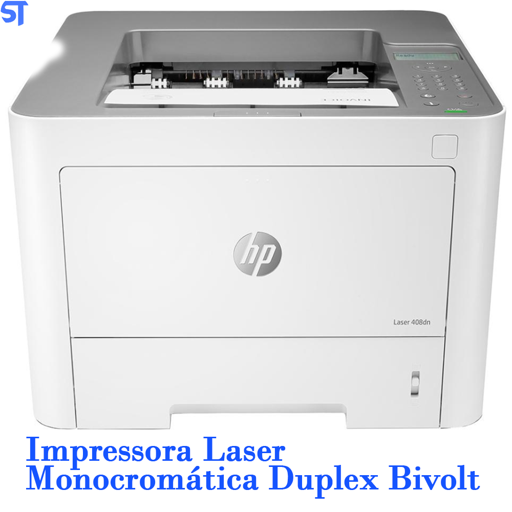 Impressora Laser Monocromática Duplex Bivolt HP M408DN 7UQ75A