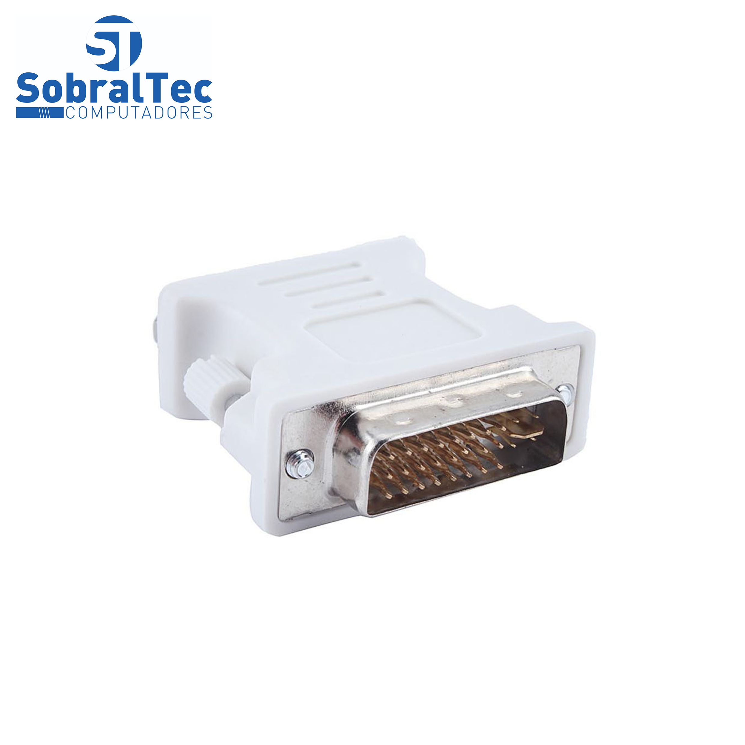 Adaptador Cabo Y DVI-I 24+5 Dual Link Macho x DVI-I Fêmea e VGA Fêmea Fca-38