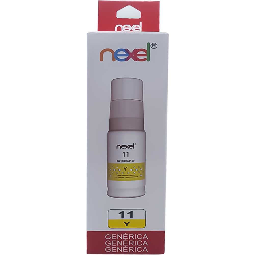 Refil De Tinta Compativel Canon Nexel Amarelo Y11 G2160/G3160 70Ml