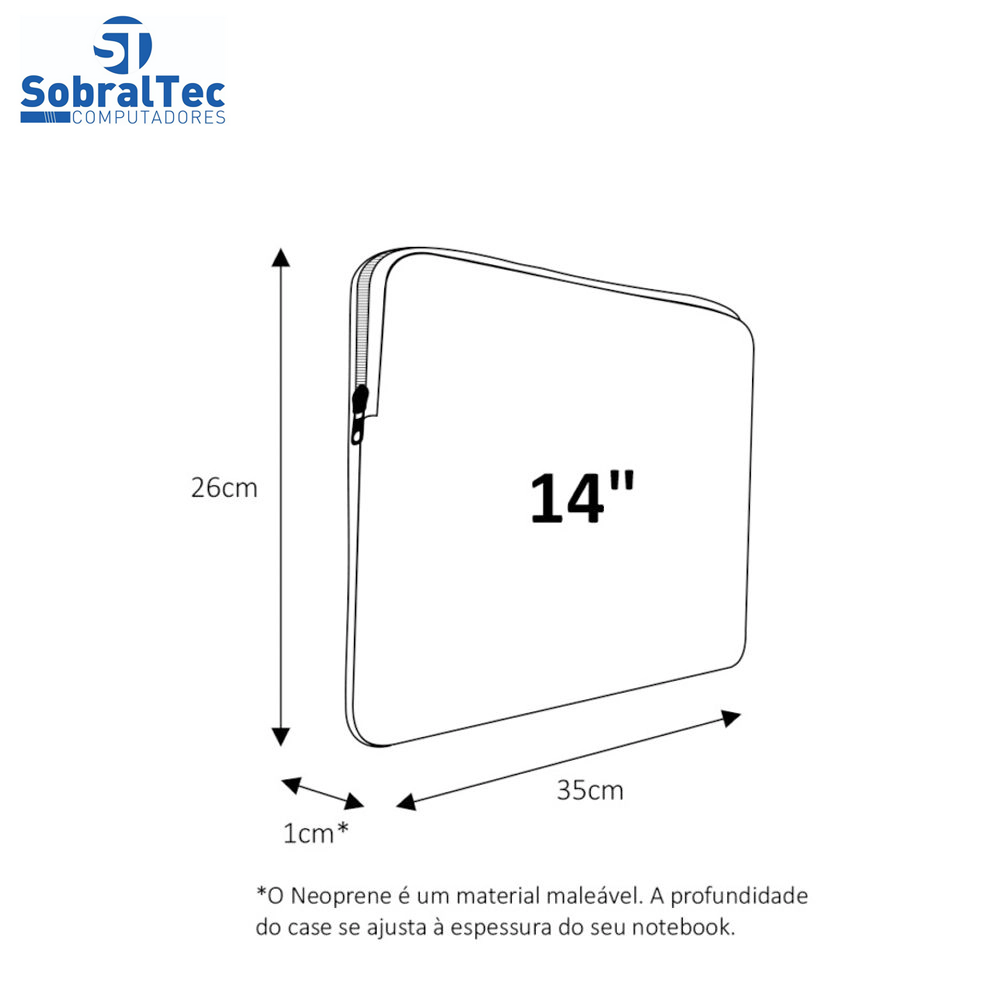 Case para Notebook Slim 14