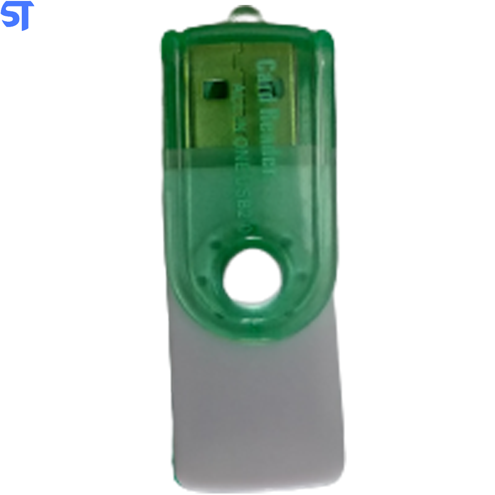 Adaptador All In One USB 2.0 - Branco Com Verde