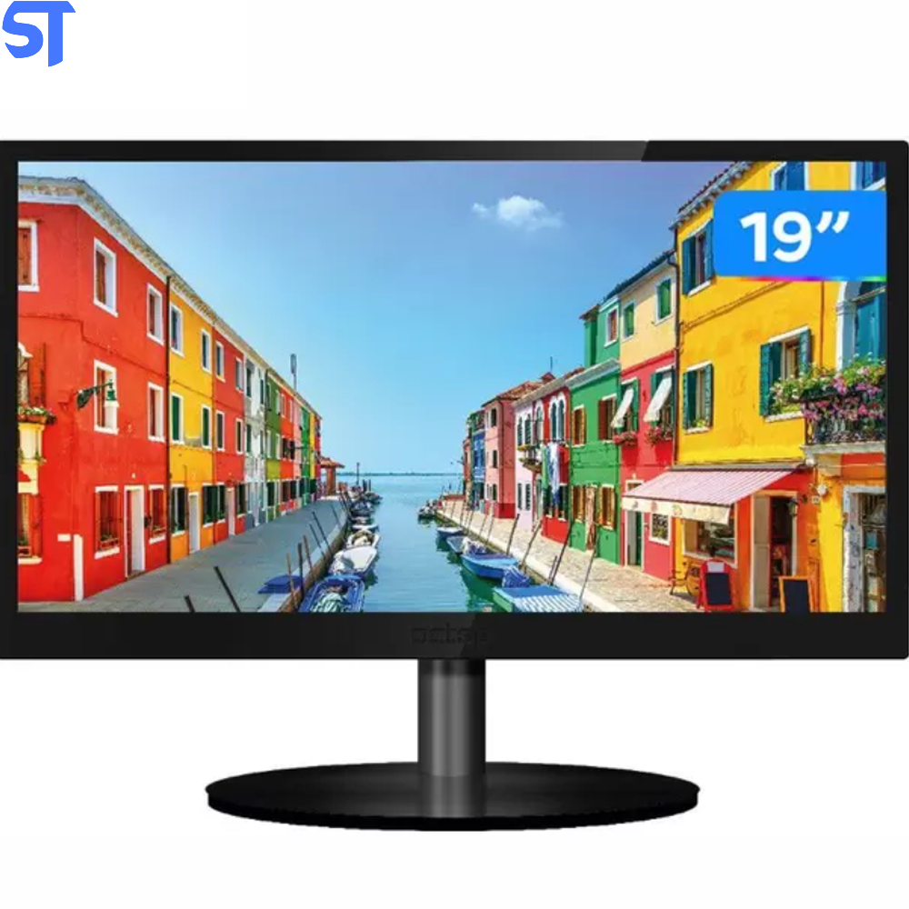 Computador Core i3-2100- HD SSD 120GB- Memória 4GB- GAb -BG2316- Com Monitor 19- Tecaldo e Mouse