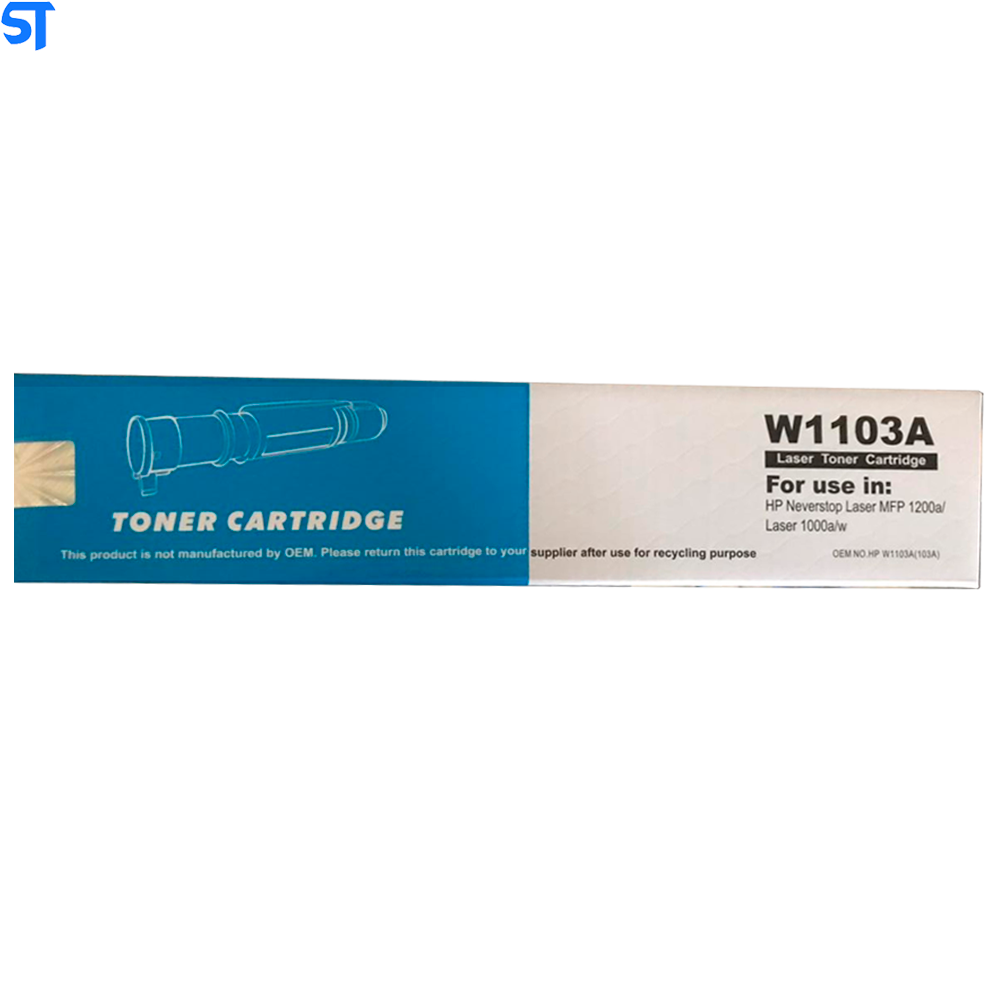 Toner Compatível HP 103A W1103A Para HP 1200A 1000A