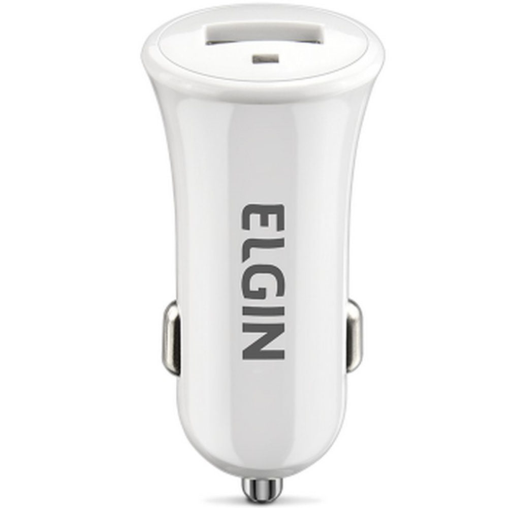 Carregador USB Veicular ,E 12V,S USB1A 5W Elgin 46RCV1USB000
