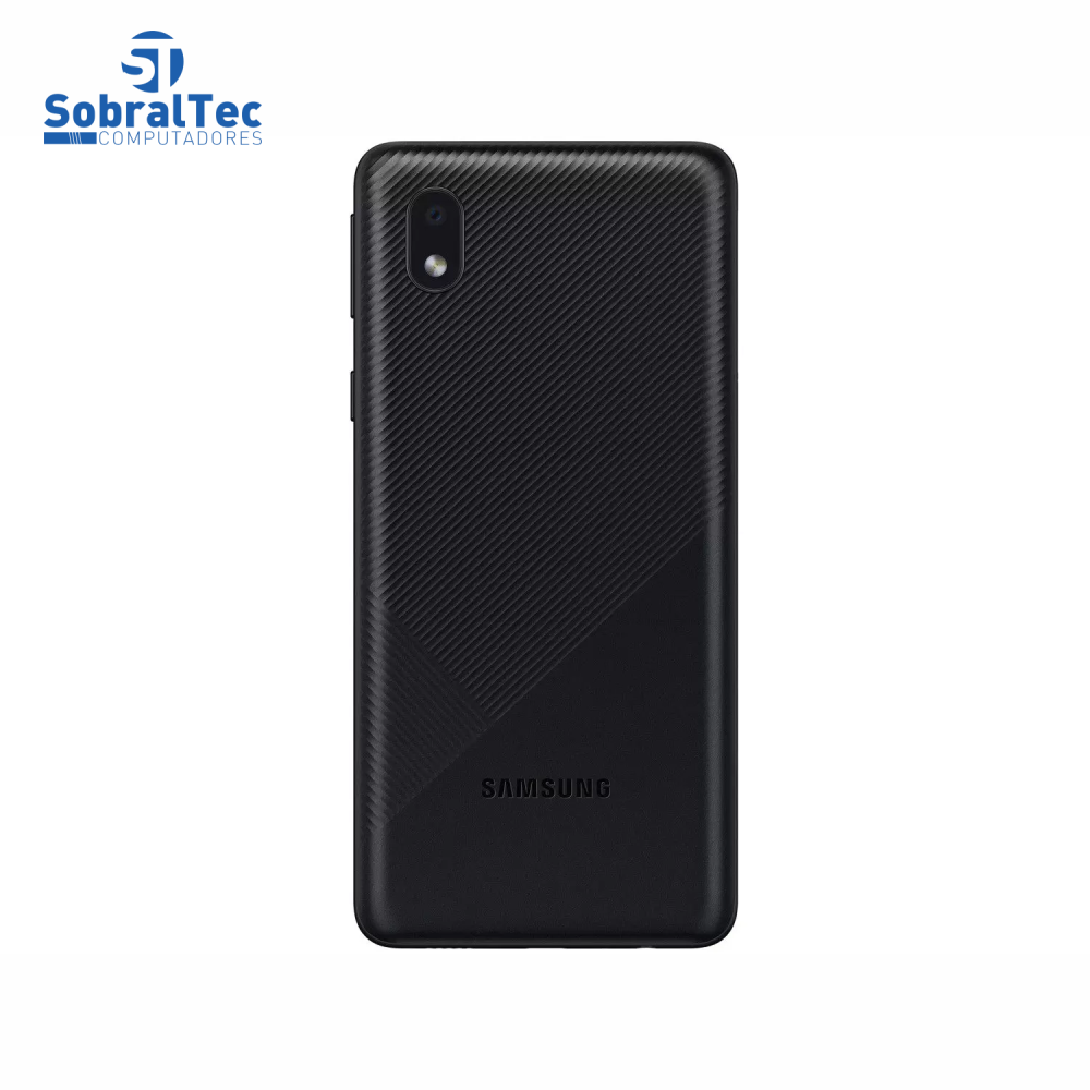 Smartphone Samsung Galaxy A01 Core 16GB Preto Quad-Core 2GB RAM Tela 5,3” Câm. 8MP + Selfie 5MP