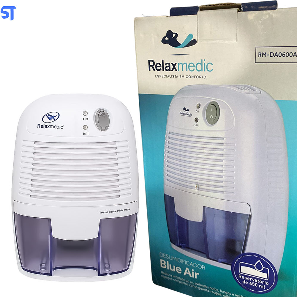 Desumidificador De Ar e Ambiente Elétrico Blue Air RM-DA0600A - Relaxmedic