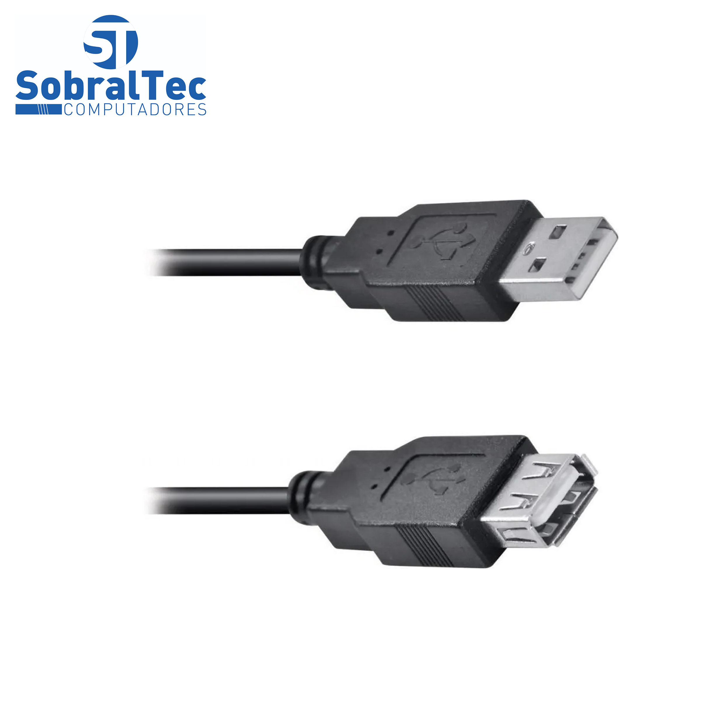 Cabo Extensor USB 2.0 Macho x Fêmea 1.2 Metros Altomex NU-02
