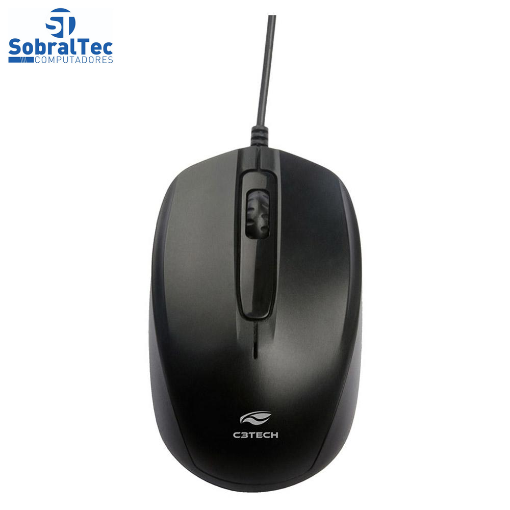 Mouse Óptico Usb MS-30bk Preto C3Tec