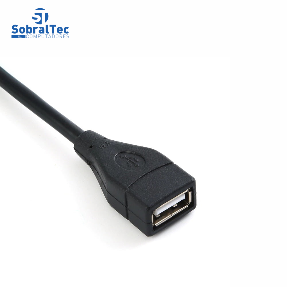 Cabo Extensor Usb 2.0 Macho x Usb 2.0 Fêmea 2 Metros Com Filtro