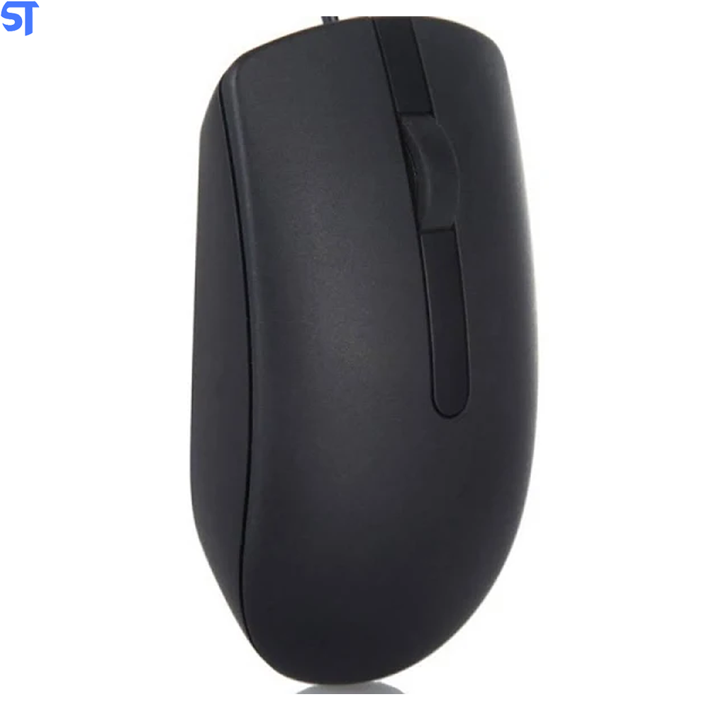 Mouse USB Optico Dell MS116, Conexão USB, Preto