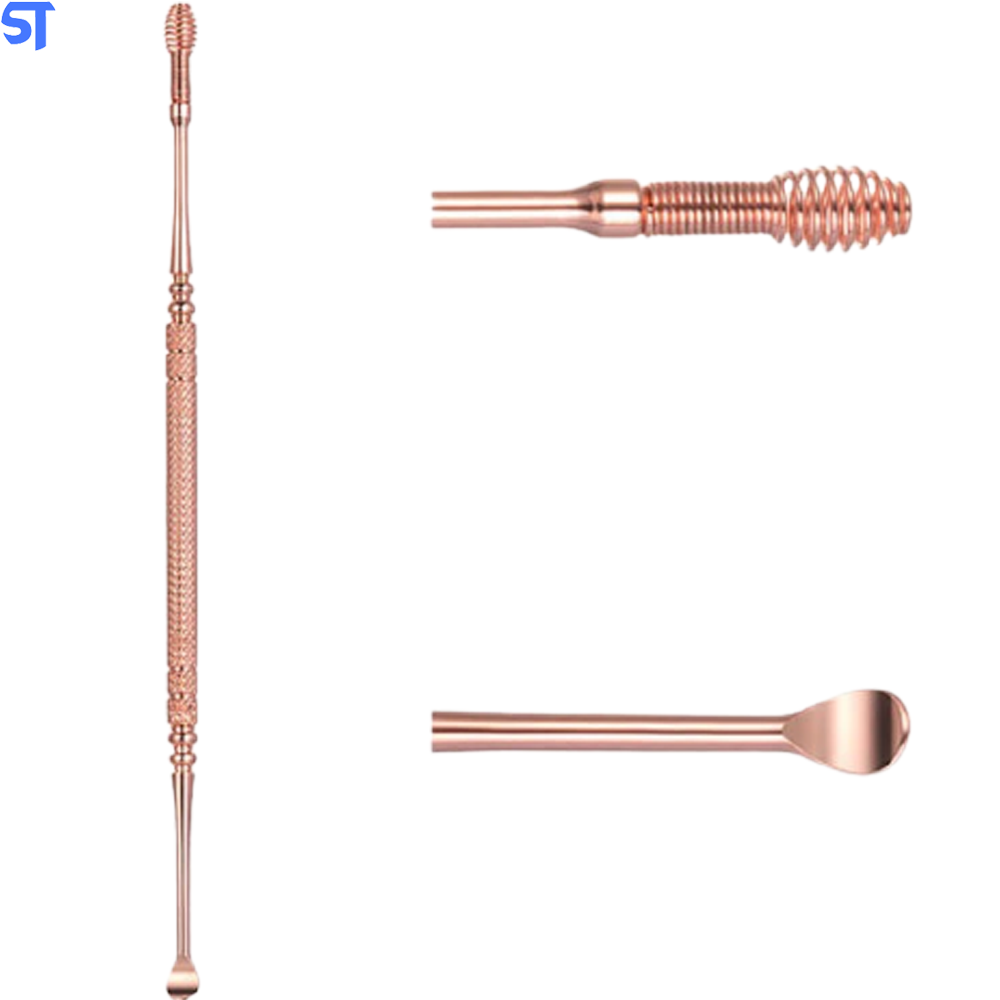 Removedor De Cera Ouvido Espiral De Aço