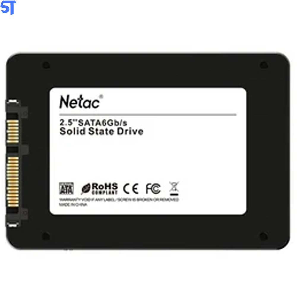 HD SSD 2Tb 2.5`SataIII 560Mbps de Leitura 520Mbps de Gravação Netac Black