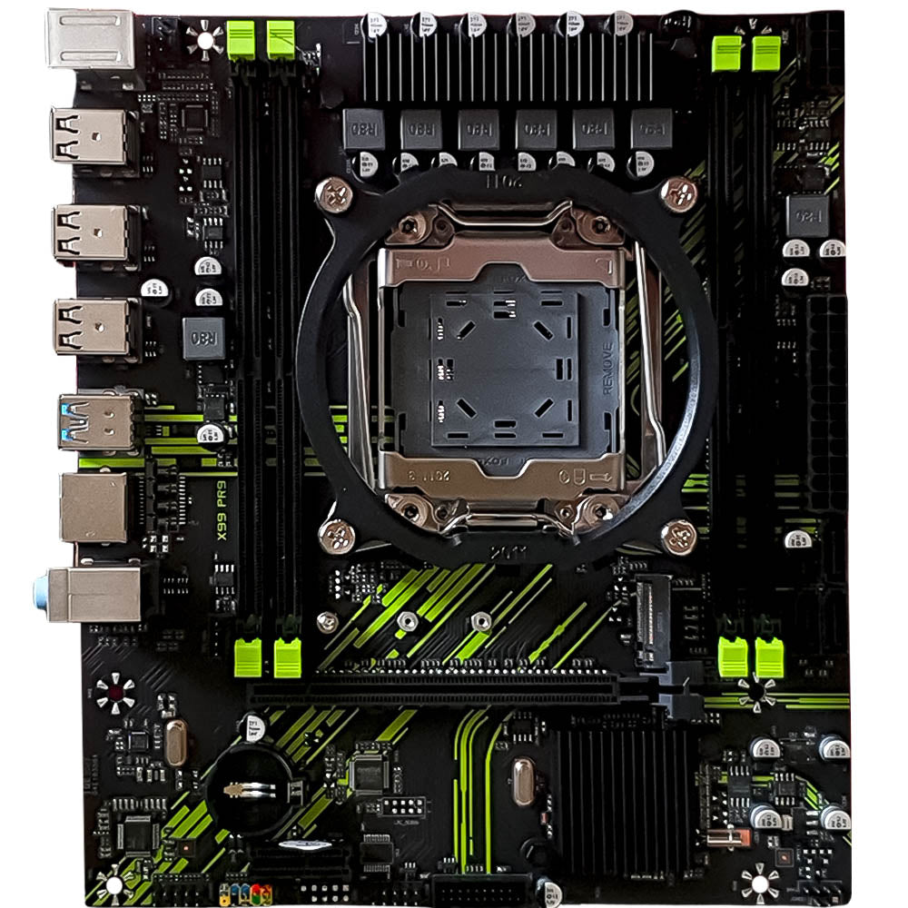 Placa Mãe X99 PR9 LGA 2011 Intel Xeon V3 V4 com Slot NVME, SATA, M.2, DDR4, USB 3.0