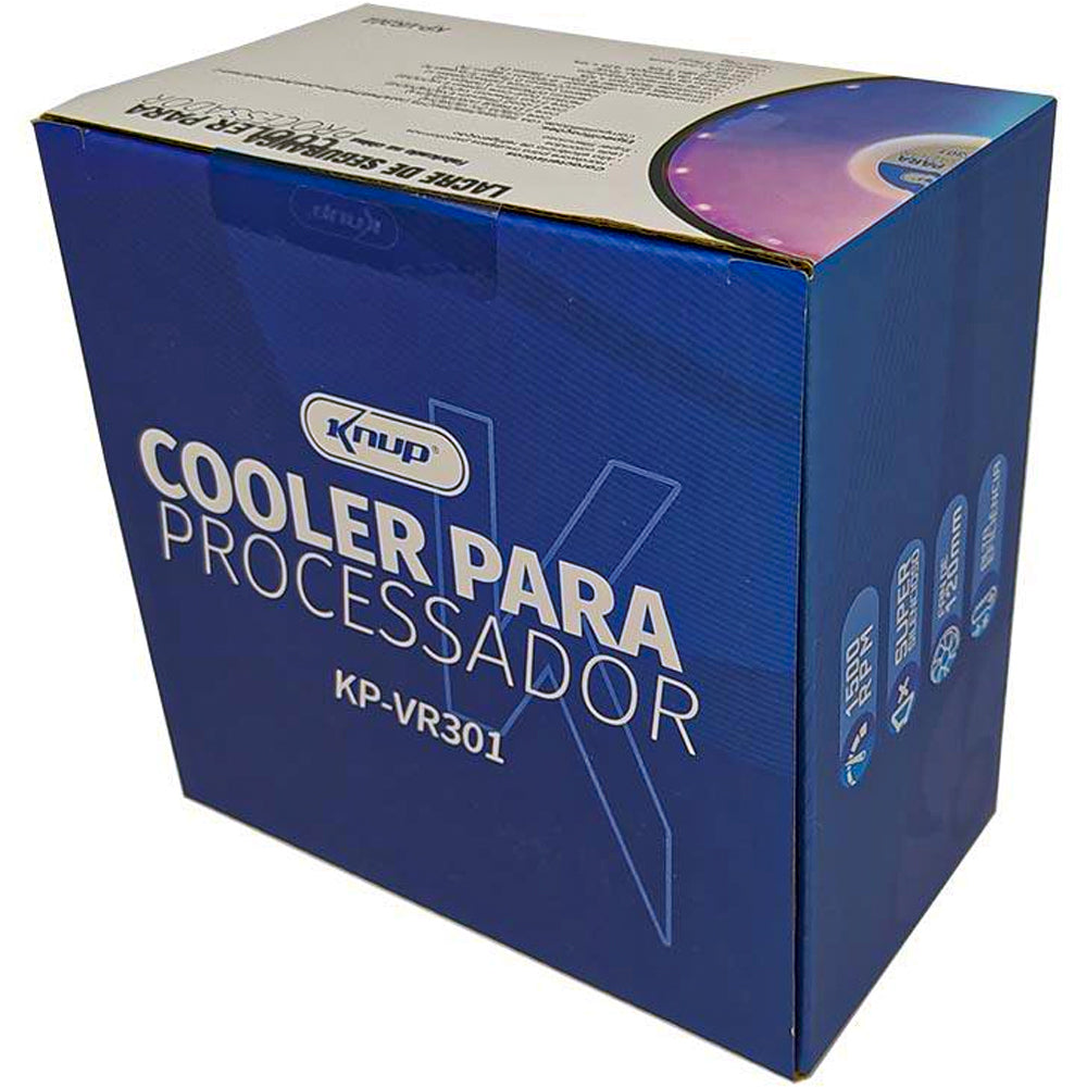Cooler Para Processador Kunup KP-VR301 LGA 1151/1155/1156/1150/775 (AM4