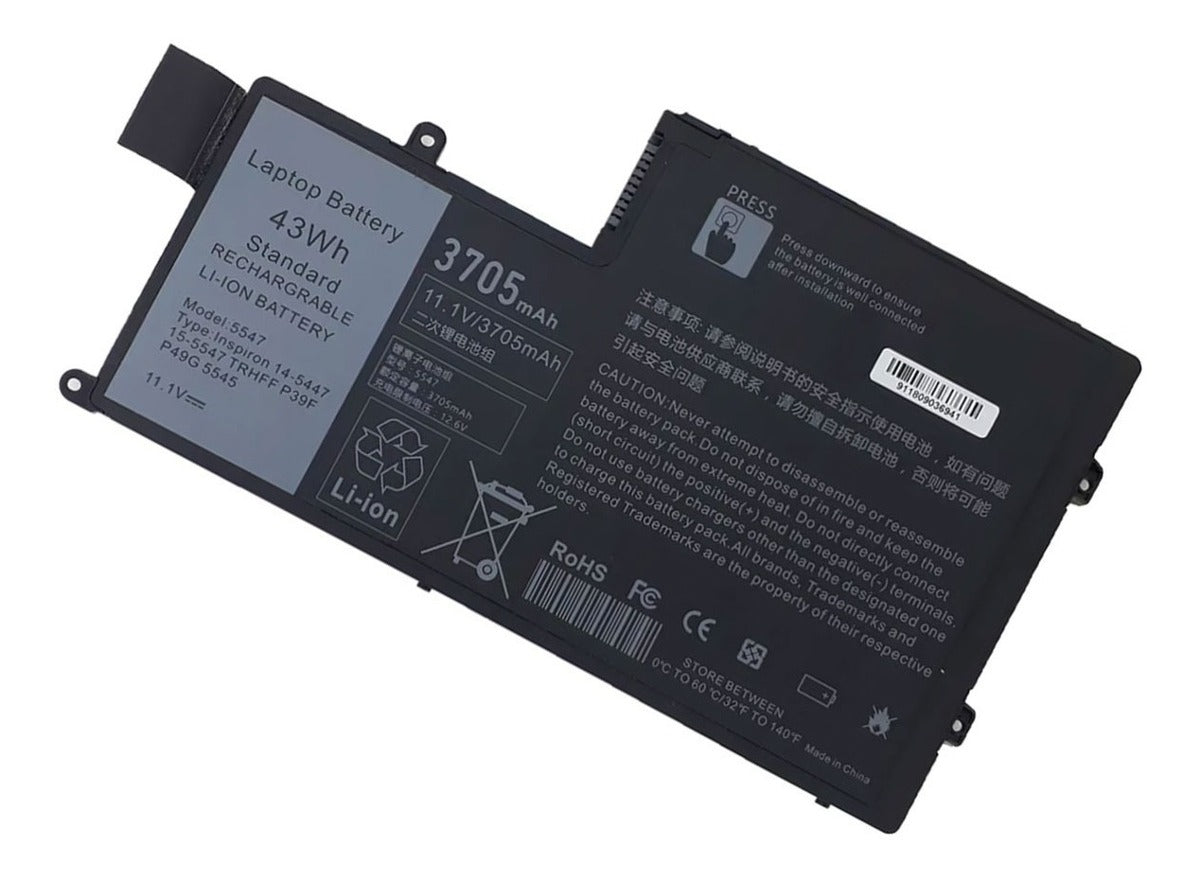 Bateria Notebook Pat N: TRHFF Dell Inspiron 15 5445, 5447, 5448, 5545 N5447 - 11,1 volts 3800 amp