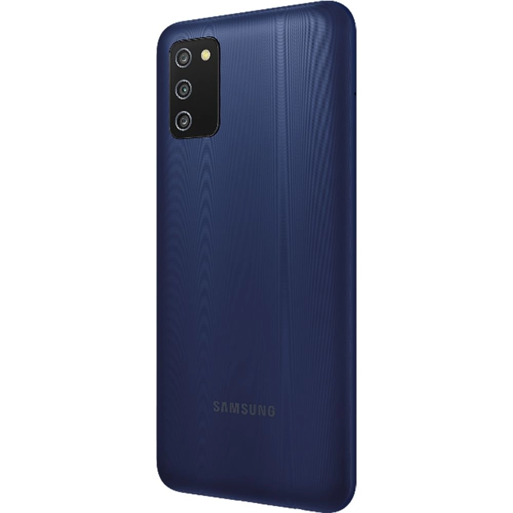 Smartphone Samsung Galaxy A03s 64GB Azul 4G - 4GB RAM Tela 6,5” Câm. Tripla + Selfie 5MP