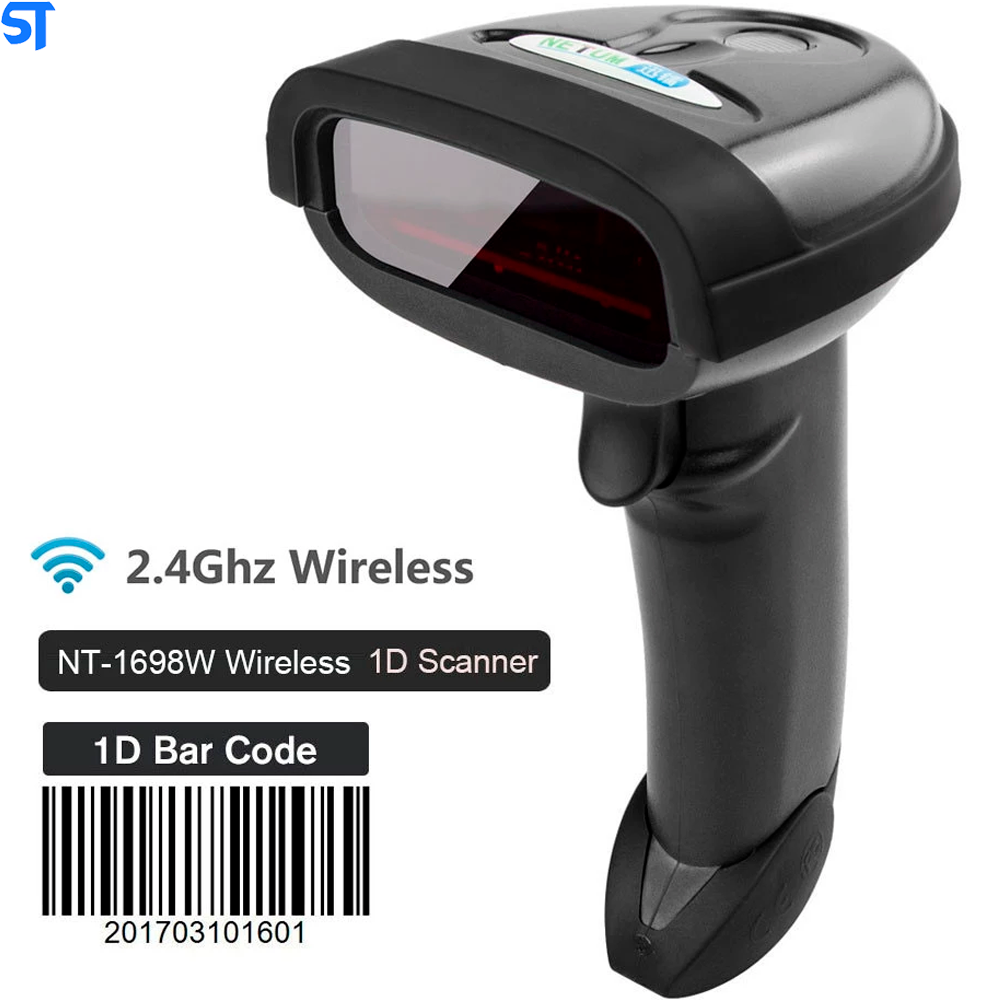 Leitor De Código De Barras Sem Fio Portátil Netum NT-1698W