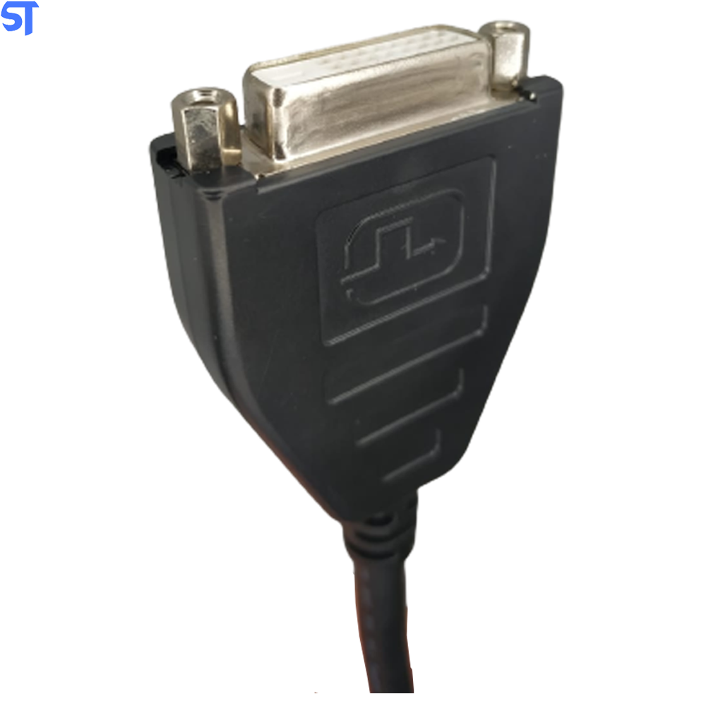 Cabo DisplayPort Macho Para Cabo DVI 18+1 Fêmea 20Cm