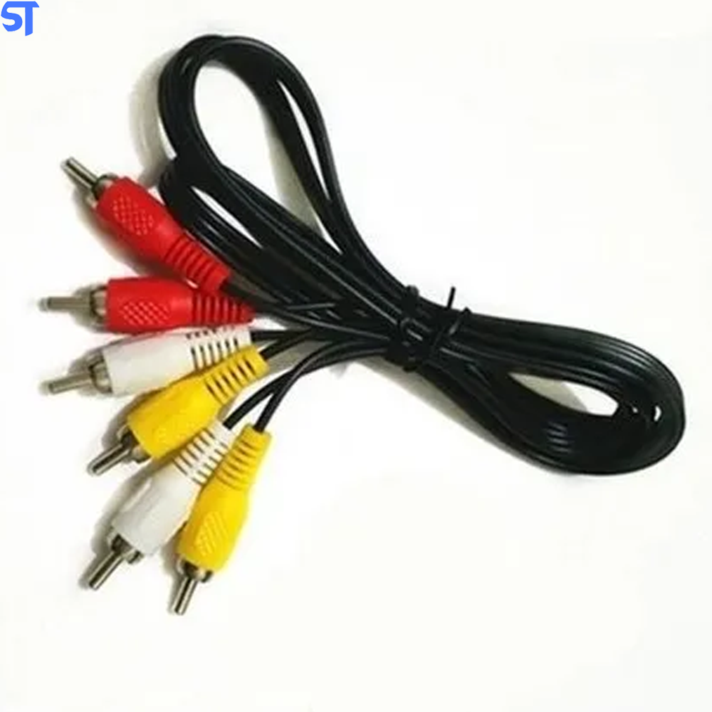 Cabo RCA x RCA Para DVD Comprimento de 1.5M Yeyi- YT-DVD