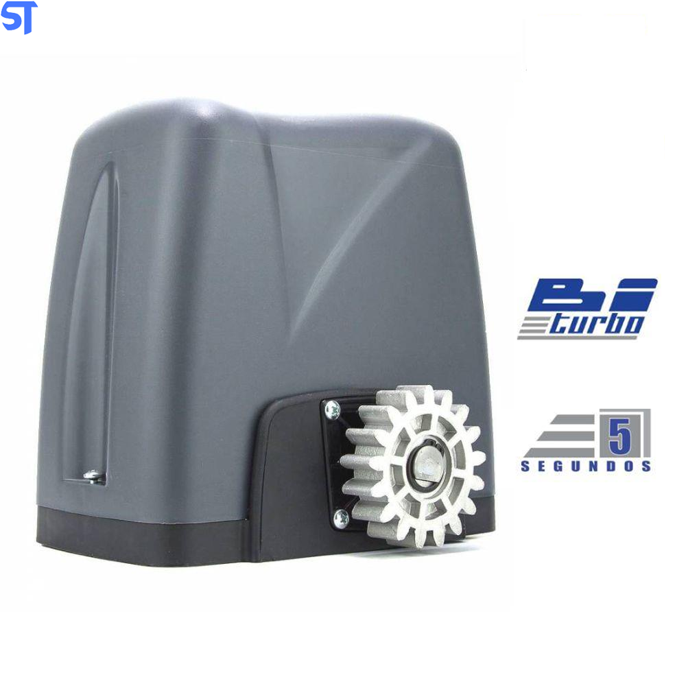 Motor de Portão Rossi DZ Nano 36 BiTurbo 600Kg 1/4 Deslizante Automático Com Abertura Rápida 2 Controles