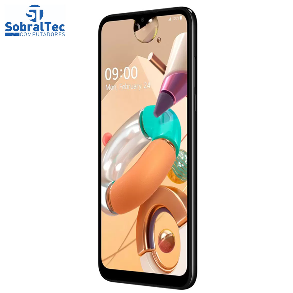 Smartphone LG K41S 32GB Preto 4G Octa-Core - 3GB RAM Tela 6,55” Câm. Quádrupla + Selfie 8MP