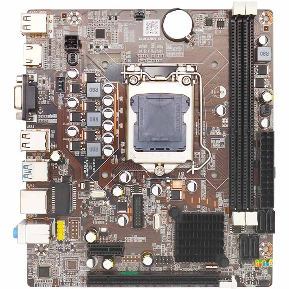 Placa-Mãe Wovibo B75 LGA1155 Memoria DDR3 Suporte A I3 I5 I7