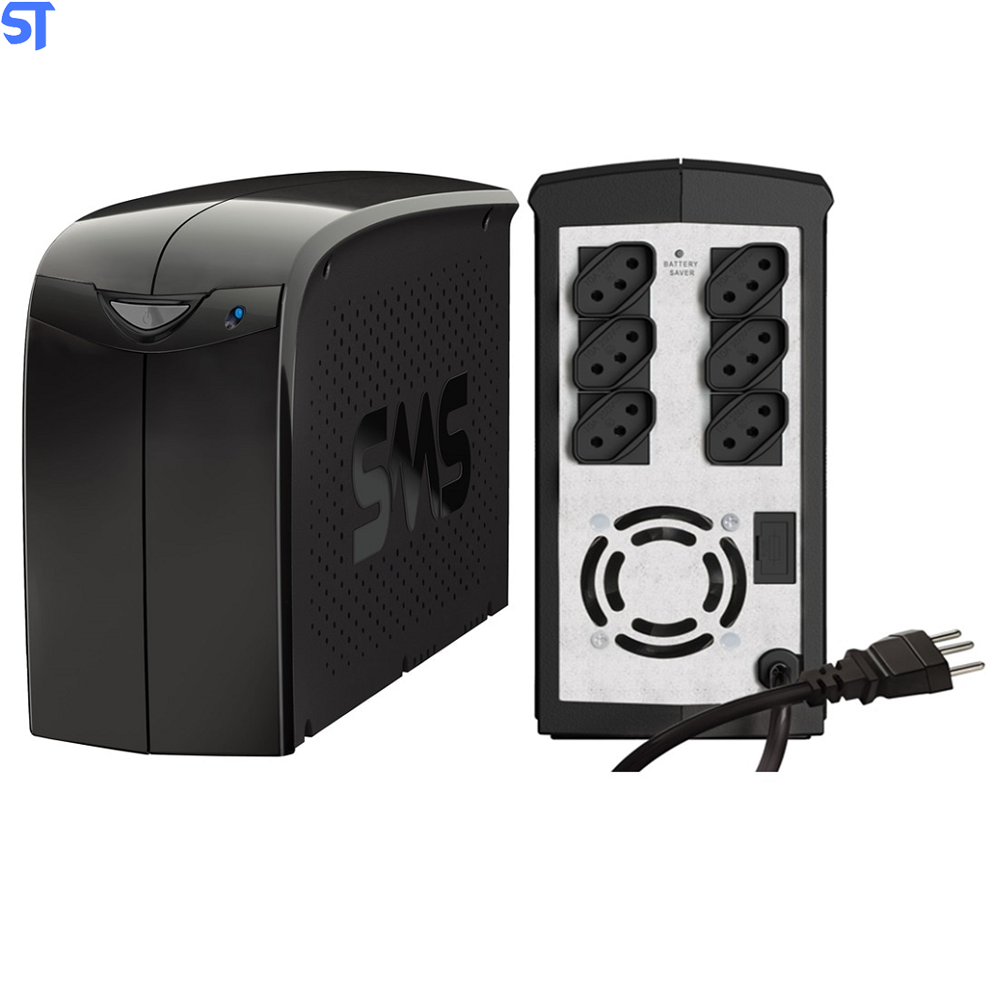 Nobreak Bivolt 600VA Station II uST600Bi 115 Bivolt NT Sms