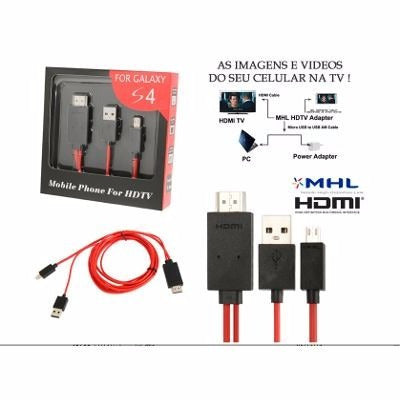 Cabo Hdmi Usb Para Mobile / Mobile Phone For Hdtv Para Tv