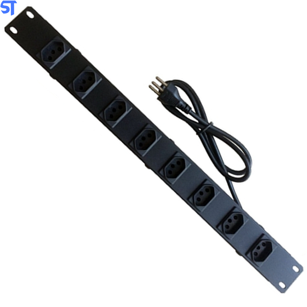Régua Rack 19 Com 8 Tomadas 1MT 20A Emplac