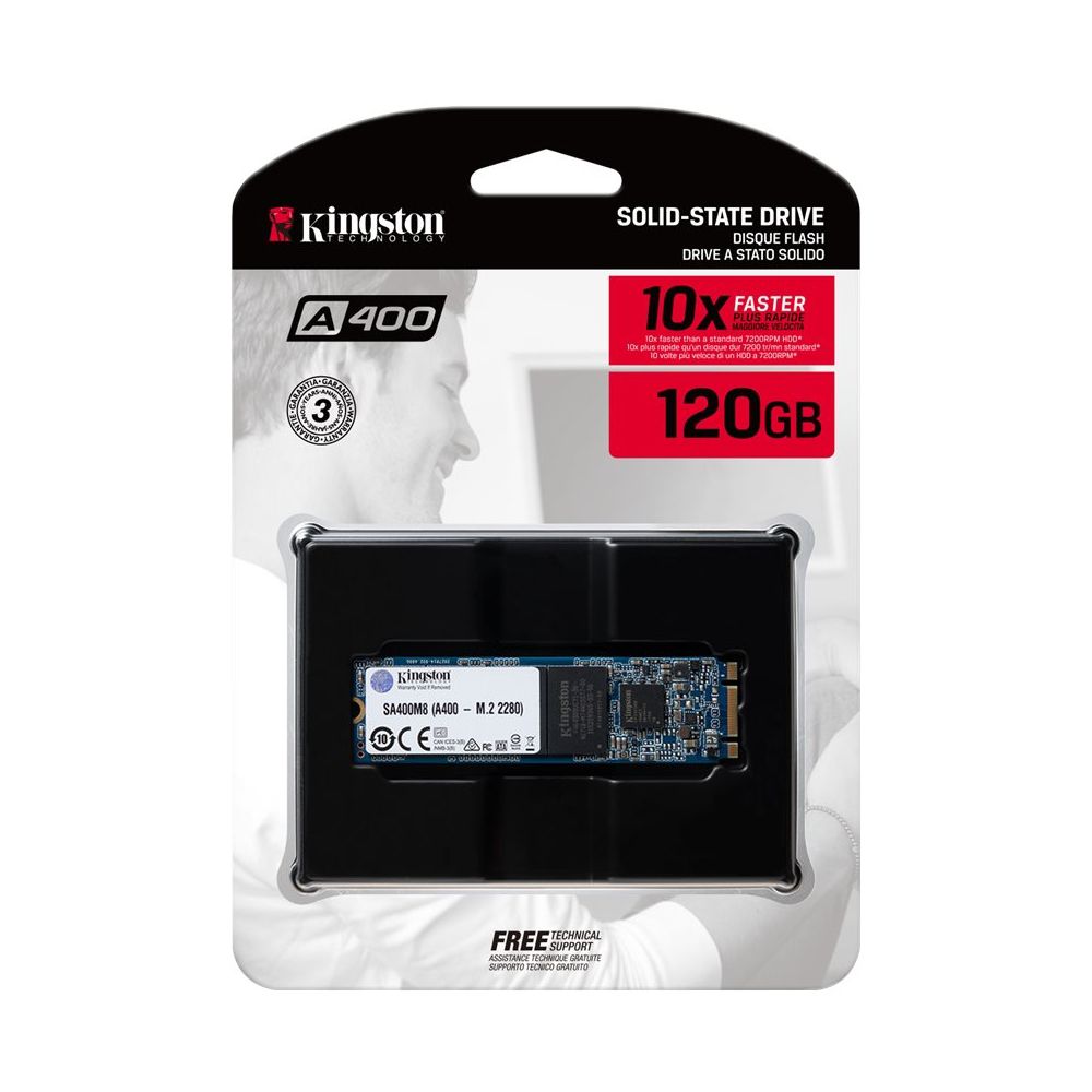 HD SSD Kingston 120gb A400 M.2 2280 - Sa400m8/120g