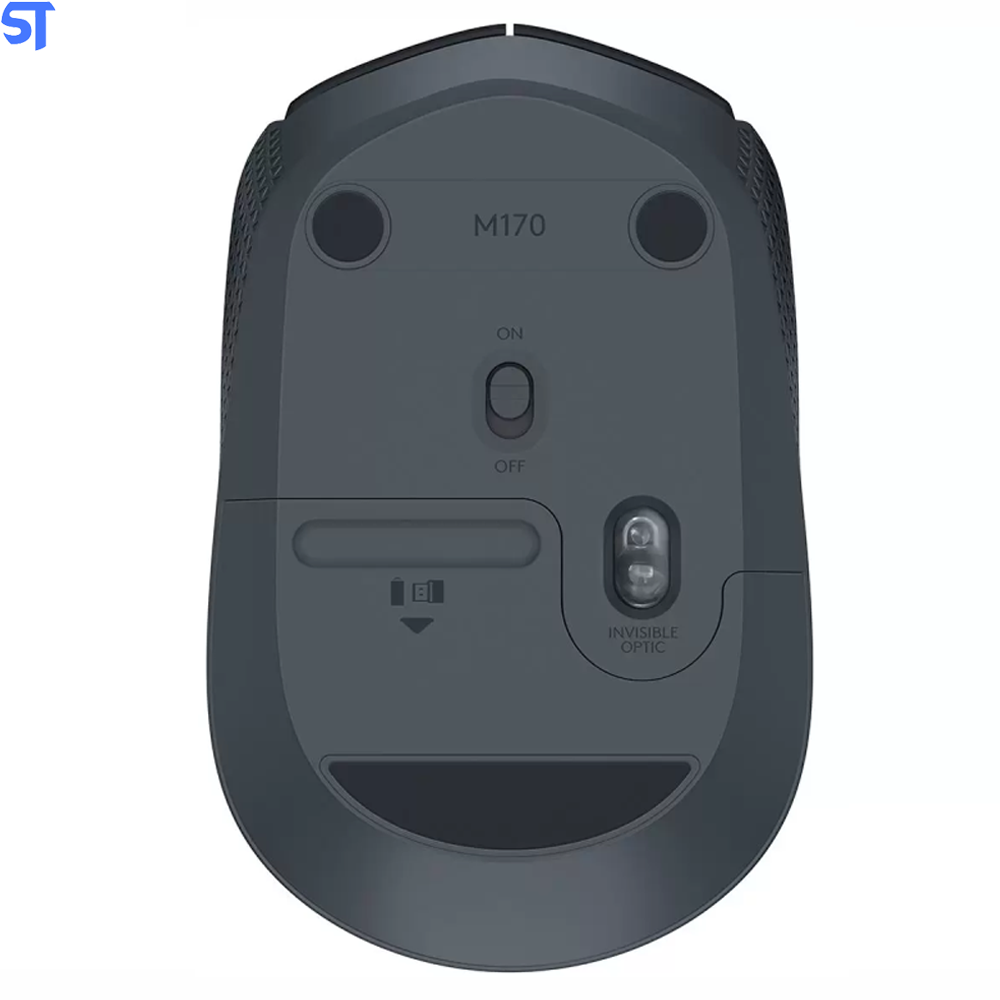 Mouse Logitech M170 Wireless Preto/Cinza