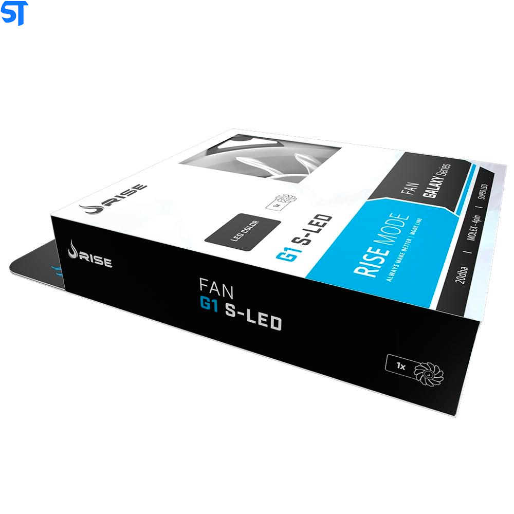 Cooler FAN Individual Galaxy LED BRANCO RM-FN-01-BW